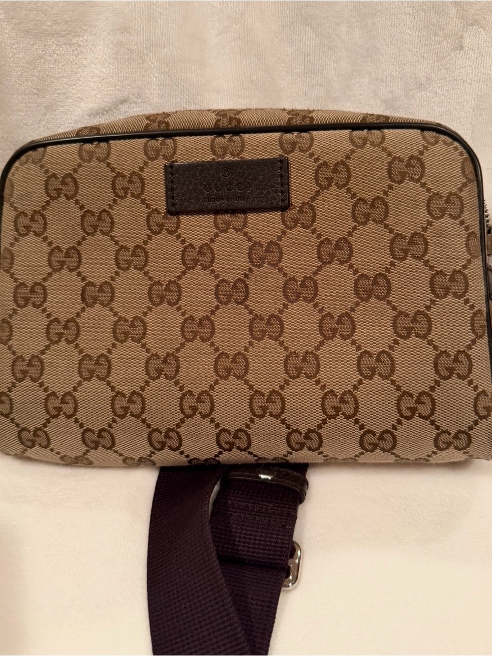 Gucci Brown GG Belt Bag Authentic - Picture 5 of 7